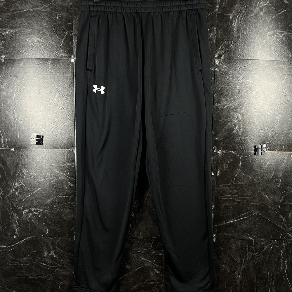 Under Armour Men's Black Hem Sweatpants Large